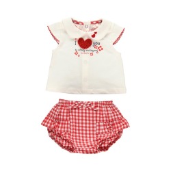 Conjunto bebe niña boboli