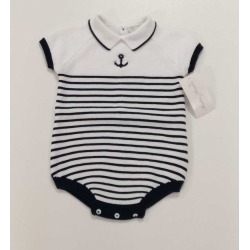 Pelele punto bebe niño Navy