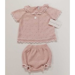 Conjunto punto bebe niña Versalles