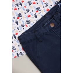 Conjunto pantalon y polo bebe niño