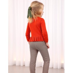 Pantalon niña cuadro luex Abel&Lula