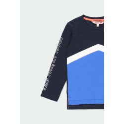 Camiseta niño con bandas Boboli