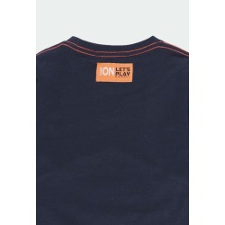 Camiseta niño con bandas Boboli