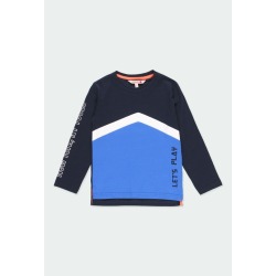 Camiseta niño con bandas Boboli