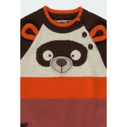 Jersey tricotosa "oso" niño Boboli