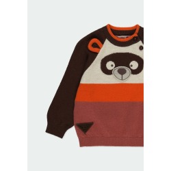 Jersey tricotosa "oso" niño Boboli