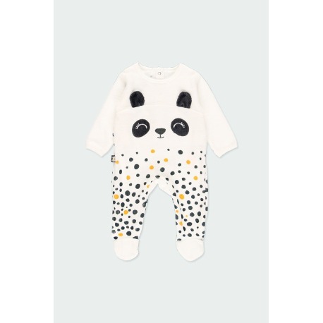 Pelele terciopelo "oso" de bebé Boboli