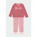 Pijama terciopelo animal print niña Boboli