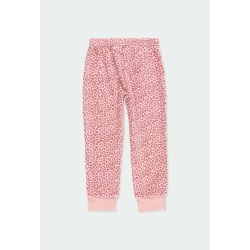 Pijama terciopelo animal print niña Boboli