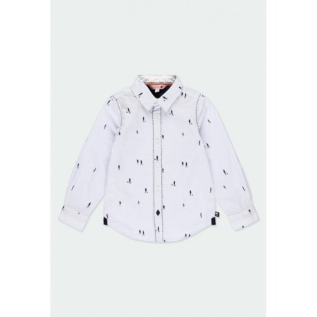 Camisa popelín de niño Boboli
