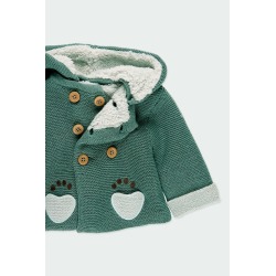 Chaqueta tricotosa forrado pelo bebé Boboli