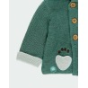 Chaqueta tricotosa forrado pelo bebé Boboli