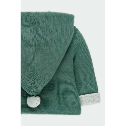Chaqueta tricotosa forrado pelo bebé Boboli