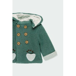 Chaqueta tricotosa forrado pelo bebé Boboli