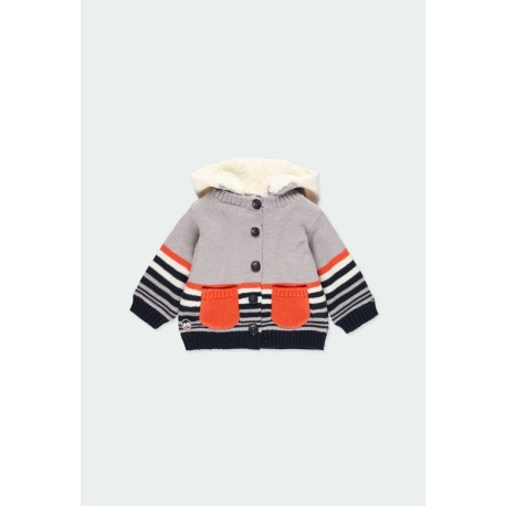 Chaqueta tricotosa "pingüino" bebé Boboli