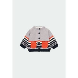 Chaqueta tricotosa "pingüino" bebé Boboli