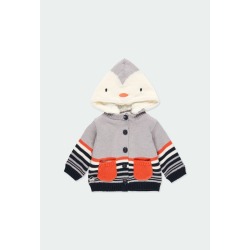 Chaqueta tricotosa "pingüino" bebé Boboli
