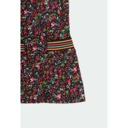 Vestido felpa topitos niña Boboli
