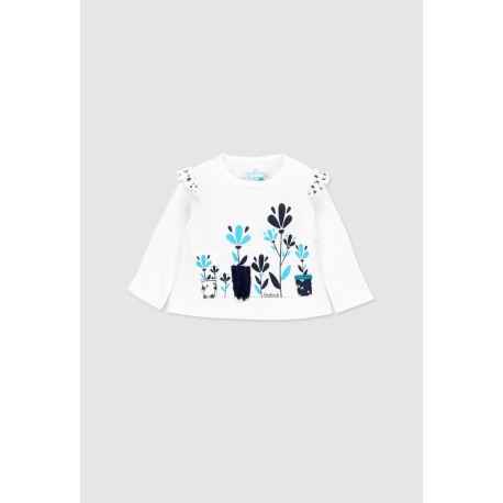 Camiseta manga larga de bebé niña Bóboli