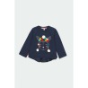 Camiseta punto pompones niña Boboli