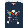 Camiseta punto pompones niña Boboli