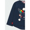 Camiseta punto pompones niña Boboli