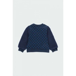 Sudadera felpa "flores" de bebé niña