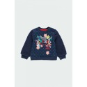 Sudadera felpa "flores" de bebé niña