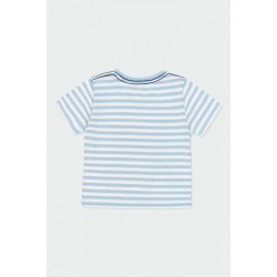 Camiseta punto listada bebé niño Boboli