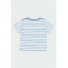 Camiseta punto listada bebé niño Boboli