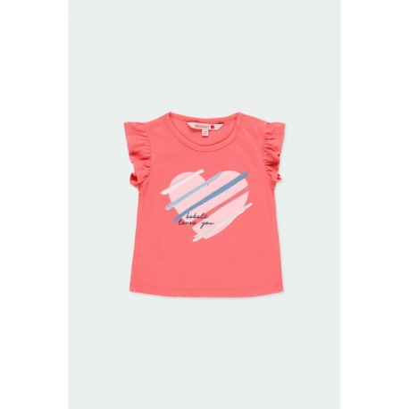Camiseta punto corazón bebé niña Boboli