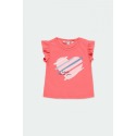 Camiseta punto corazón bebé niña Boboli