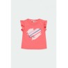 Camiseta punto corazón bebé niña Boboli