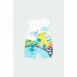 Pelele punto arco iris bebé niña Boboli