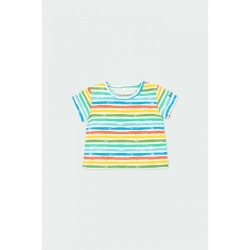 Camiseta punto listada bebé niño Boboli