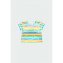 Camiseta punto listada bebé niño Boboli