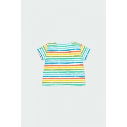 Camiseta punto listada bebé niño Boboli