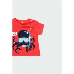Camiseta punto pulpo bebé niño Boboli