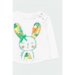 Camiseta punto conejita bebé niña Boboli