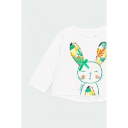 Camiseta punto conejita bebé niña Boboli
