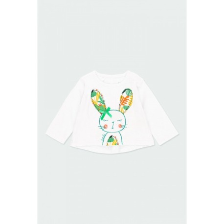 Camiseta punto conejita bebé niña Boboli