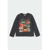 Camiseta punto elástico de niña Boboli