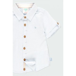 Camisa de tejido cuadros bebé niño Boboli