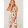 Vestido punto frutas de niña Boboli