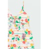 Vestido punto frutas de niña Boboli