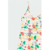 Vestido punto frutas de niña Boboli