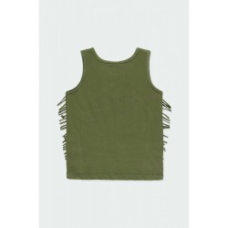 Camiseta punto con flecos niña Bóboli