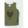 Camiseta punto con flecos niña Bóboli