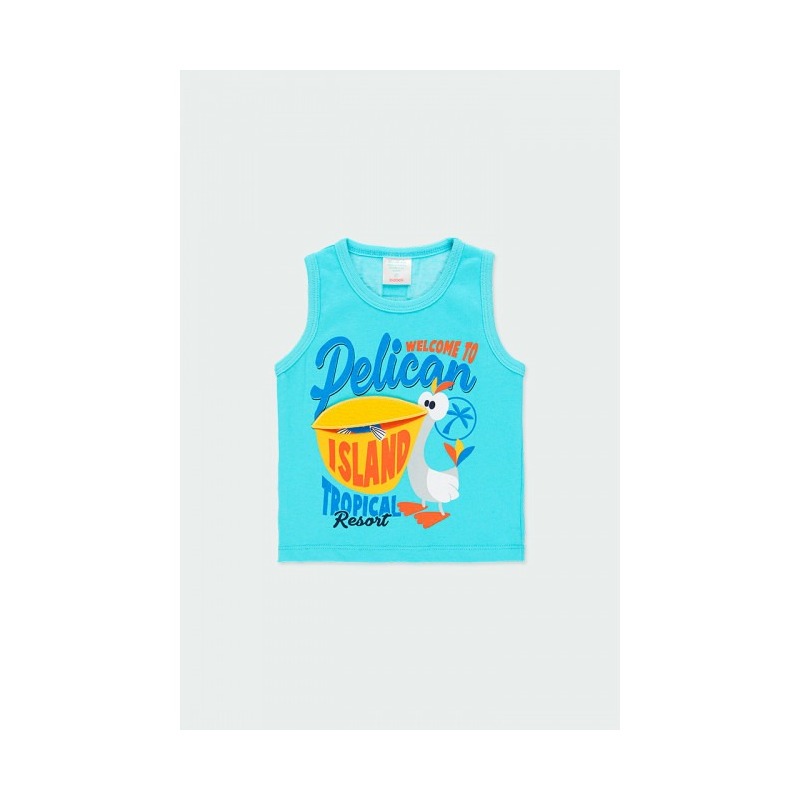 Camiseta Pelicano Bebe Nino Boboli Moda Infantil Andy