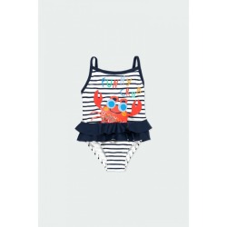 Bañador listado de bebé niña Bóboli